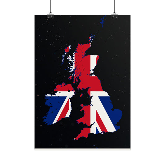 Great Britain Matte Map