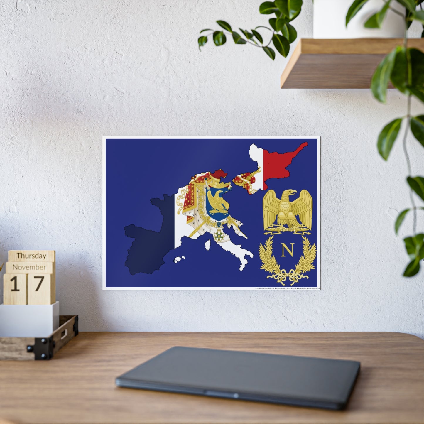 French Empire Gloss Map